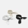 Pier OneBANDANA UNISEX 3 PACK - Scarf - Black/white/beige