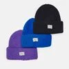 Pier OneUNISEX 3 PACK - Mössa - Black/purple/blue