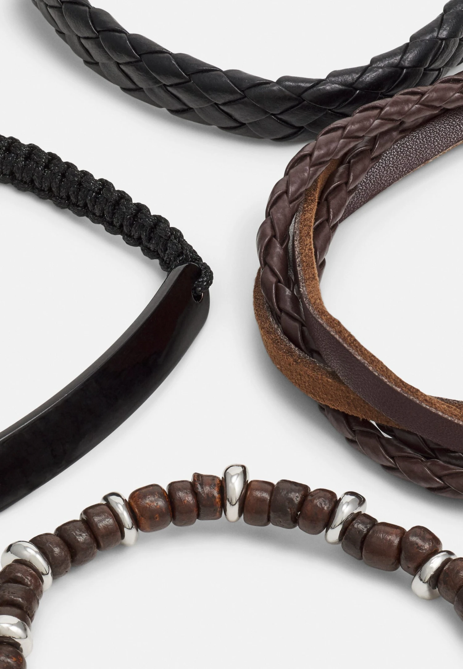 Pier One5 PACK - Armband - Silver-coloured 5 Pier One5 PACK - Armband - Silver-coloured - Bild 3