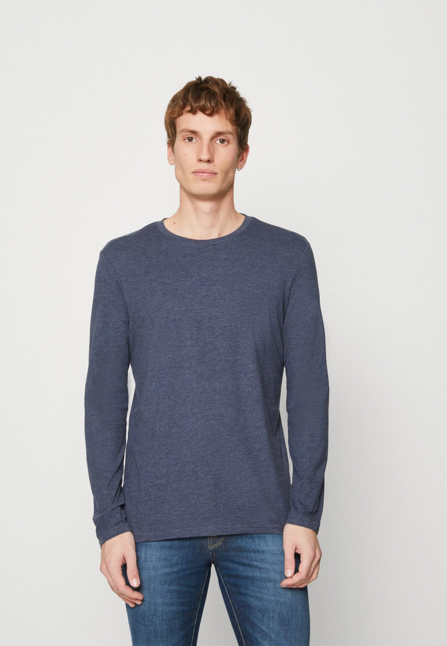 Pier One3 PACK - Långärmad Tröja - Mottled Dark Blue/light Brown/off-white 7 Pier One3 PACK - Långärmad Tröja - Mottled Dark Blue/light Brown/off-white - Bild 5