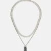 Pier One2 PACK - Halsband - Silver-coloured