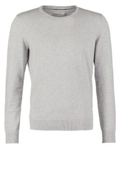 Pier OneBASIC CREWNECK - Stickad Tröja - Light Grey -Macys Butik 164460f190b04ae58b2180589ab3c026