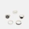 Pier One5 PACK - Ringar - Silver-coloured 1 Pier One5 PACK - Ringar - Silver-coloured -Macys Butik 1dfd919f453a444ebcedd80b734d413a