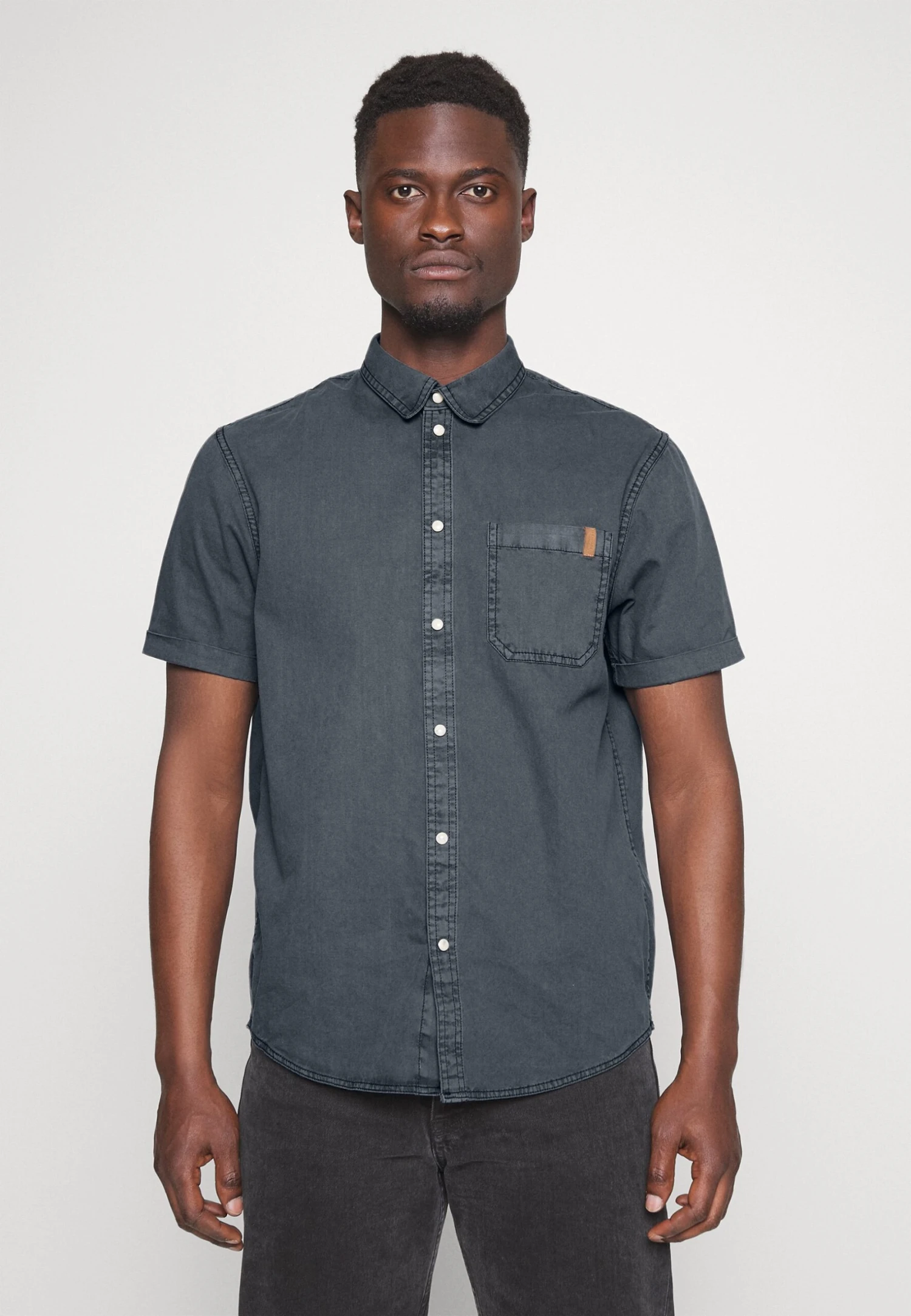 Pier OneSkjorta - Blue-grey 3 Pier OneSkjorta - Blue-grey