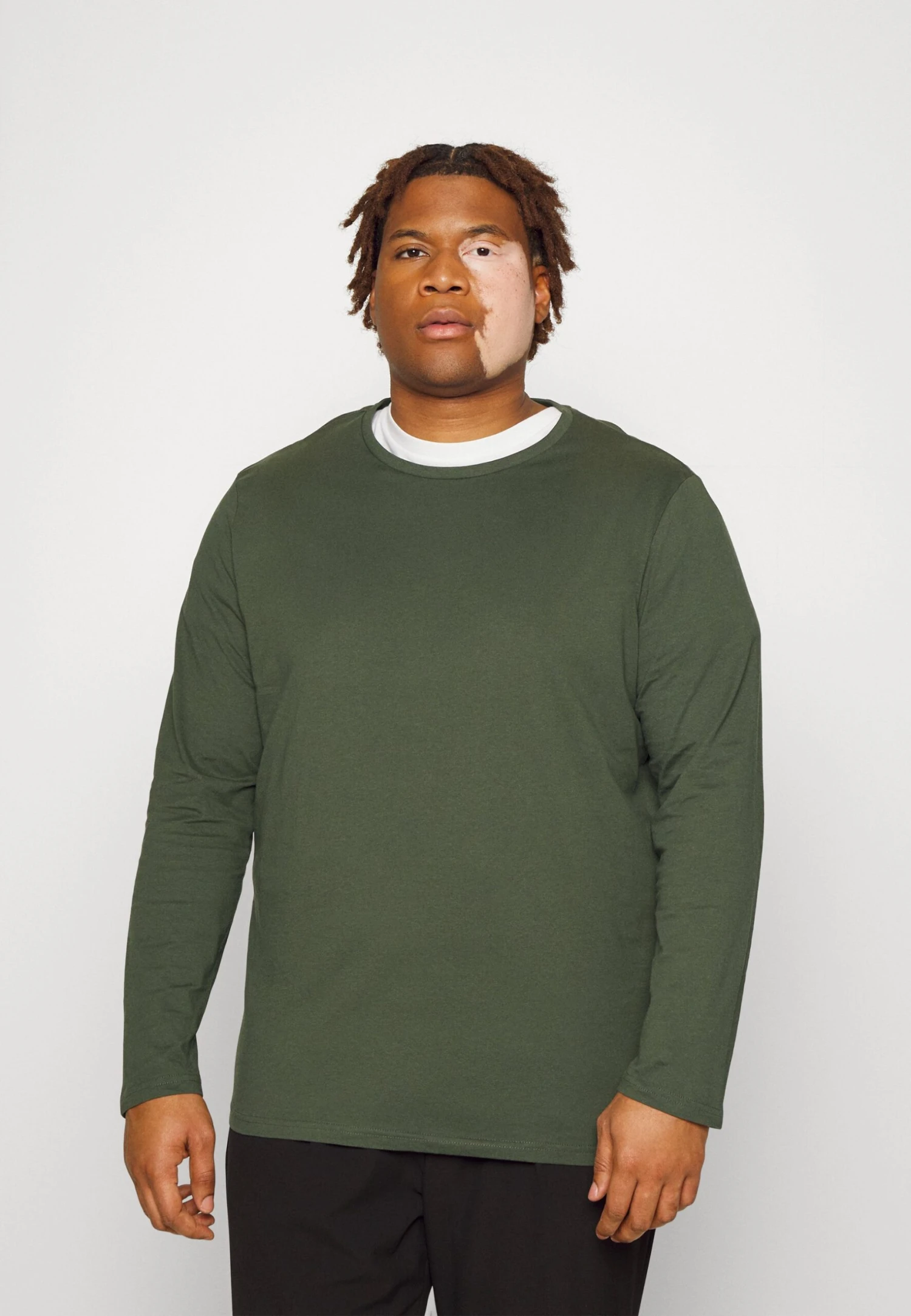 Pier One2 PACK - Långärmad Tröja - Dark Green/dark Blue 4 Pier One2 PACK - Långärmad Tröja - Dark Green/dark Blue - Bild 2