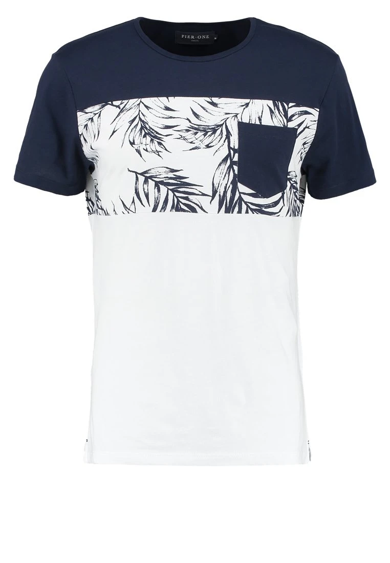 Pier OneT-shirt Med Print - Navy/white 7 Pier OneT-shirt Med Print - Navy/white - Bild 5
