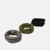 Pier One3 PACK UNISEX - Tubhalsduk - Black, Grey, Olive -Macys Butik 5467fcefd1ba4fb4924d57c699e55fe7