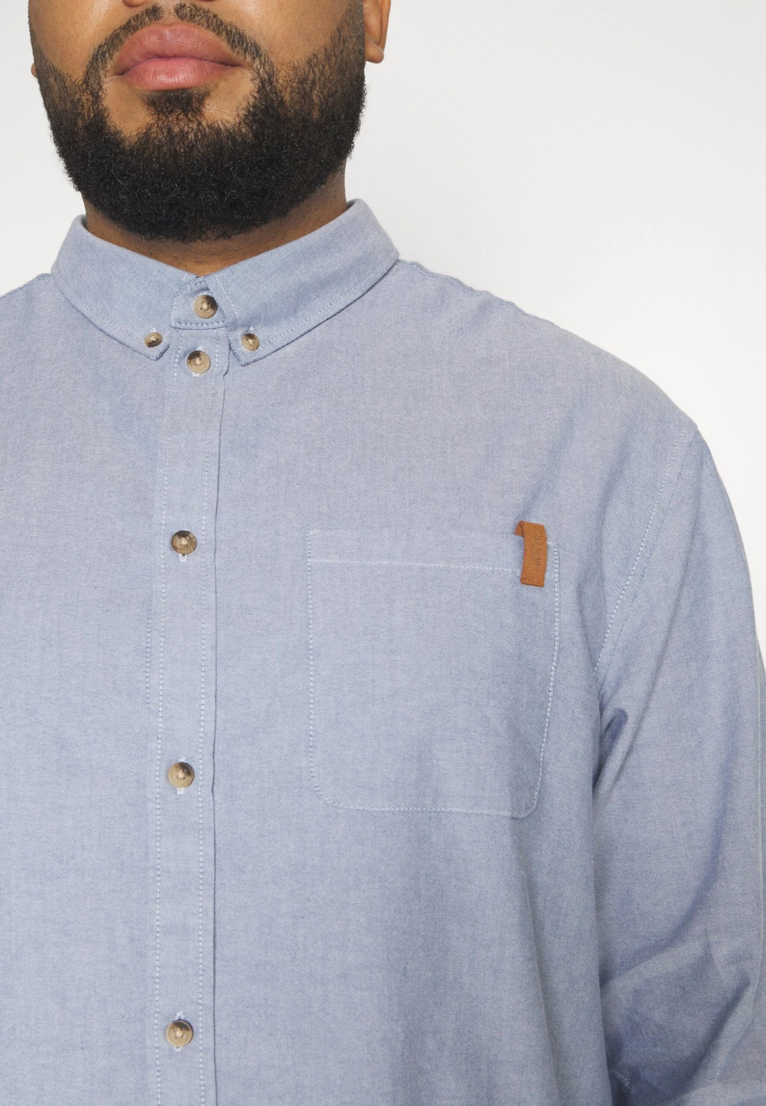 Pier OneOXFORD - Skjorta - Light Blue 8 Pier OneOXFORD - Skjorta - Light Blue - Bild 6