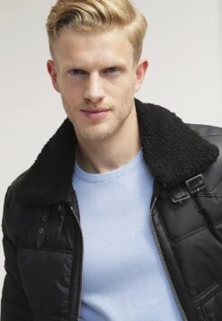 Pier OneBASIC CREWNECK - Stickad Tröja - Light Blue -Macys Butik 6157a96c43c94cfb9df8a0cd76dbb9f8