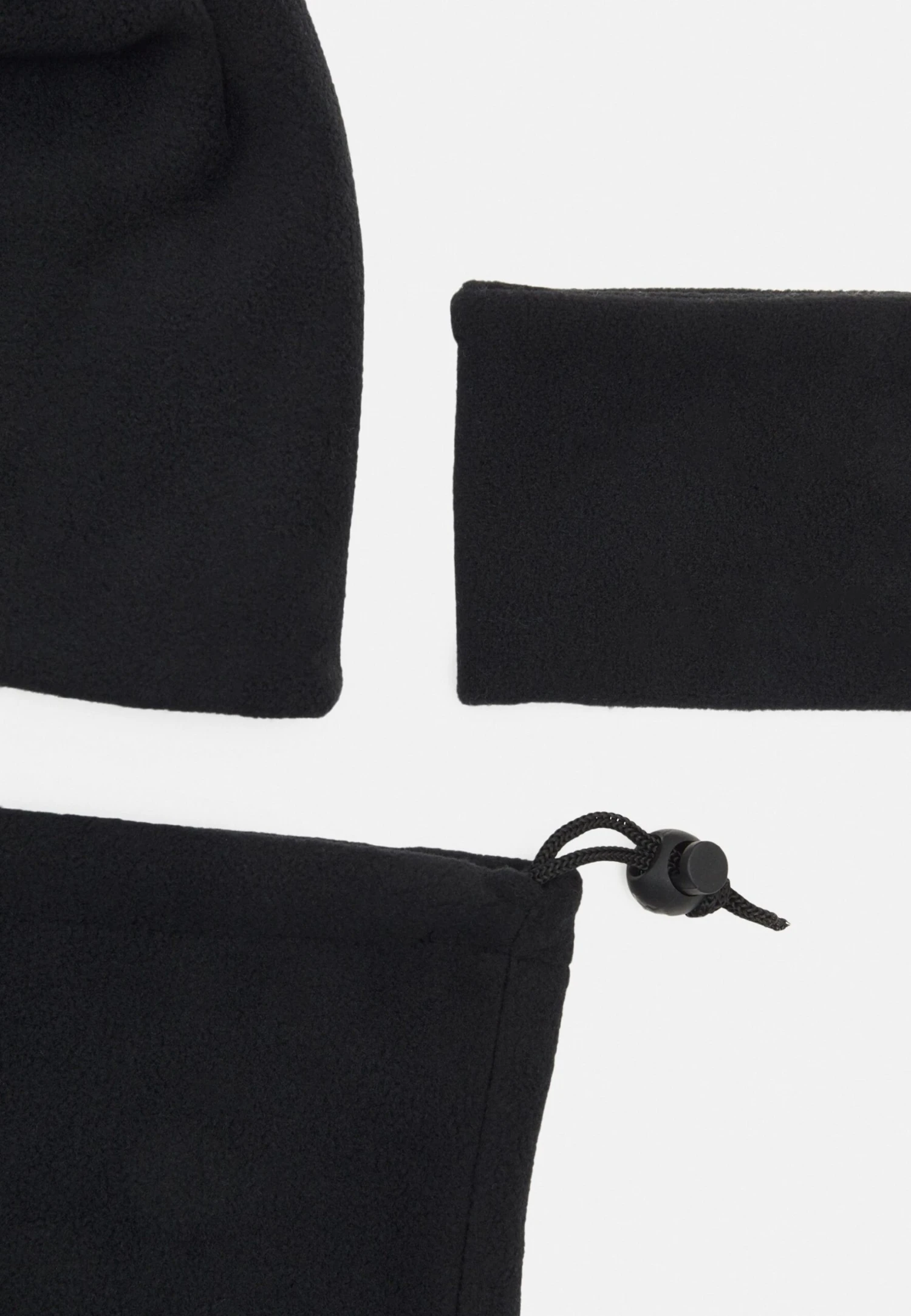 Pier OneFLEECE UNISEX SET - Mössa - Black 7 Pier OneFLEECE UNISEX SET - Mössa - Black - Bild 5