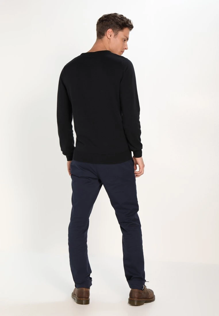 Pier OneBASIC CREWNECK - Stickad Tröja - Black 5 Pier OneBASIC CREWNECK - Stickad Tröja - Black - Bild 3