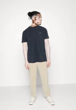 Pier One5 PACK - T-shirt - Bas - Dark Blue/white/red