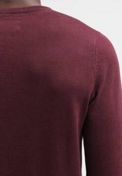 Pier OneBASIC CREWNECK - Stickad Tröja - Bordeaux -Macys Butik 72a7a328184e47ac946a1a6f2ee77cd7