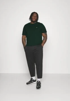 Pier One5 PACK - T-shirt - Bas - Dark Green/beige/light Blue