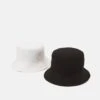 Pier OneUNISEX 2 PACK - Hatt - Black/white