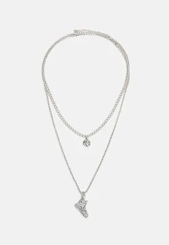 Pier OneUNISEX 2 PACK - Halsband - Silver-coloured