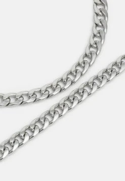 Pier OneSET - Halsband - Silver-coloured -Macys Butik a486b5615cc14e0c8e89b68bd541bea8