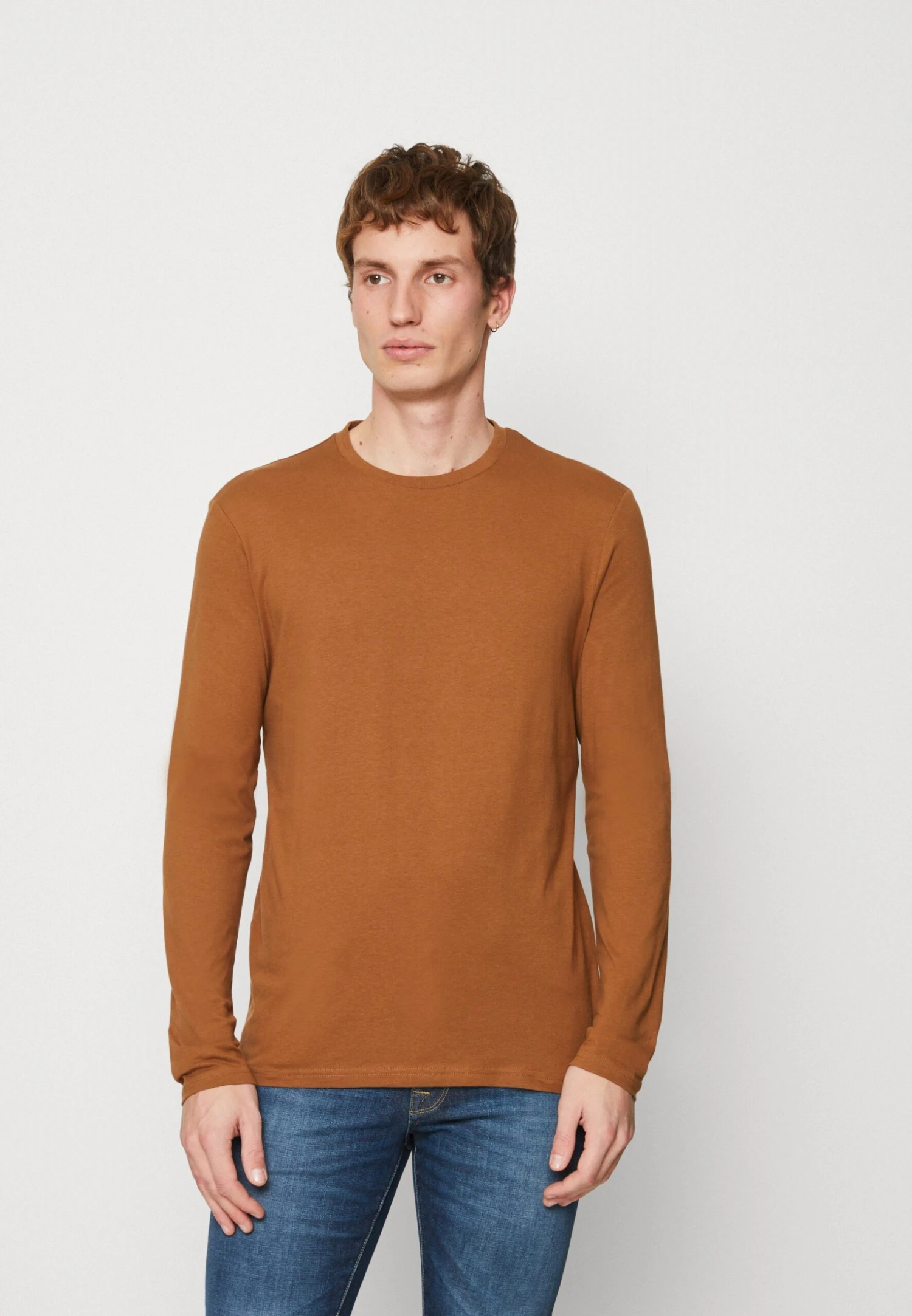 Pier One3 PACK - Långärmad Tröja - Mottled Dark Blue/light Brown/off-white 6 Pier One3 PACK - Långärmad Tröja - Mottled Dark Blue/light Brown/off-white - Bild 4