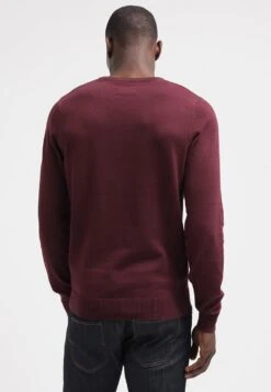 Pier OneBASIC CREWNECK - Stickad Tröja - Bordeaux -Macys Butik aaf245cbddbb47c589ef82b506fadeca