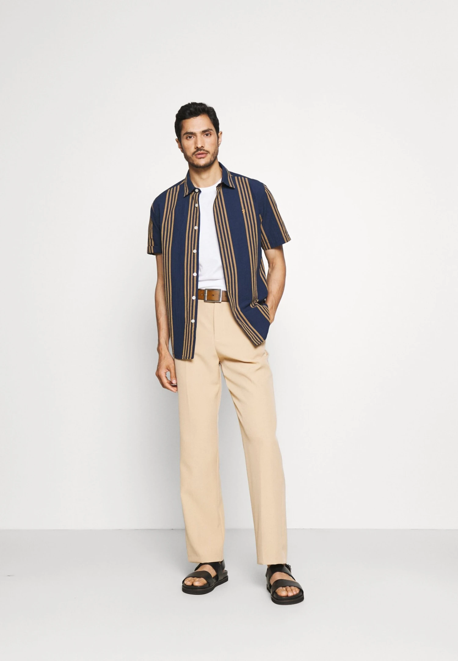 Pier OneT-shirt - Bas - White/black/bordeaux 3 Pier OneT-shirt - Bas - White/black/bordeaux