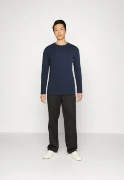 Pier One3 PACK - Långärmad Tröja - Light Green/beige/dark Blue