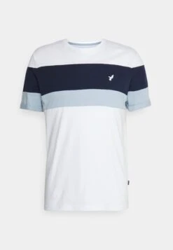 Pier OneT-shirt Med Print - White/blue -Macys Butik b0f4da8f05f1438792789d645aeab48b