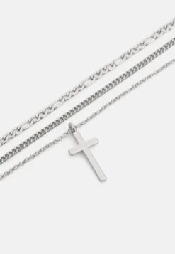 Pier OneUNISEX 3 PACK - Halsband - Silver-coloured 7 Pier OneUNISEX 3 PACK - Halsband - Silver-coloured -Macys Butik b1843abc9ff74b508910d3d2e2c55725