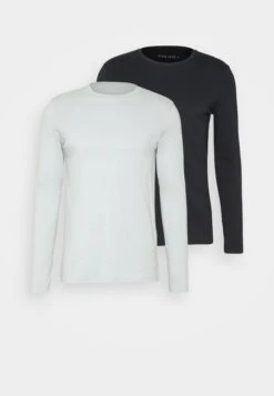 Pier One2 PACK - Långärmad Tröja - Light Blue/dark Blue -Macys Butik dc80738cde5f4337a9bcdc73cf9d8dc9