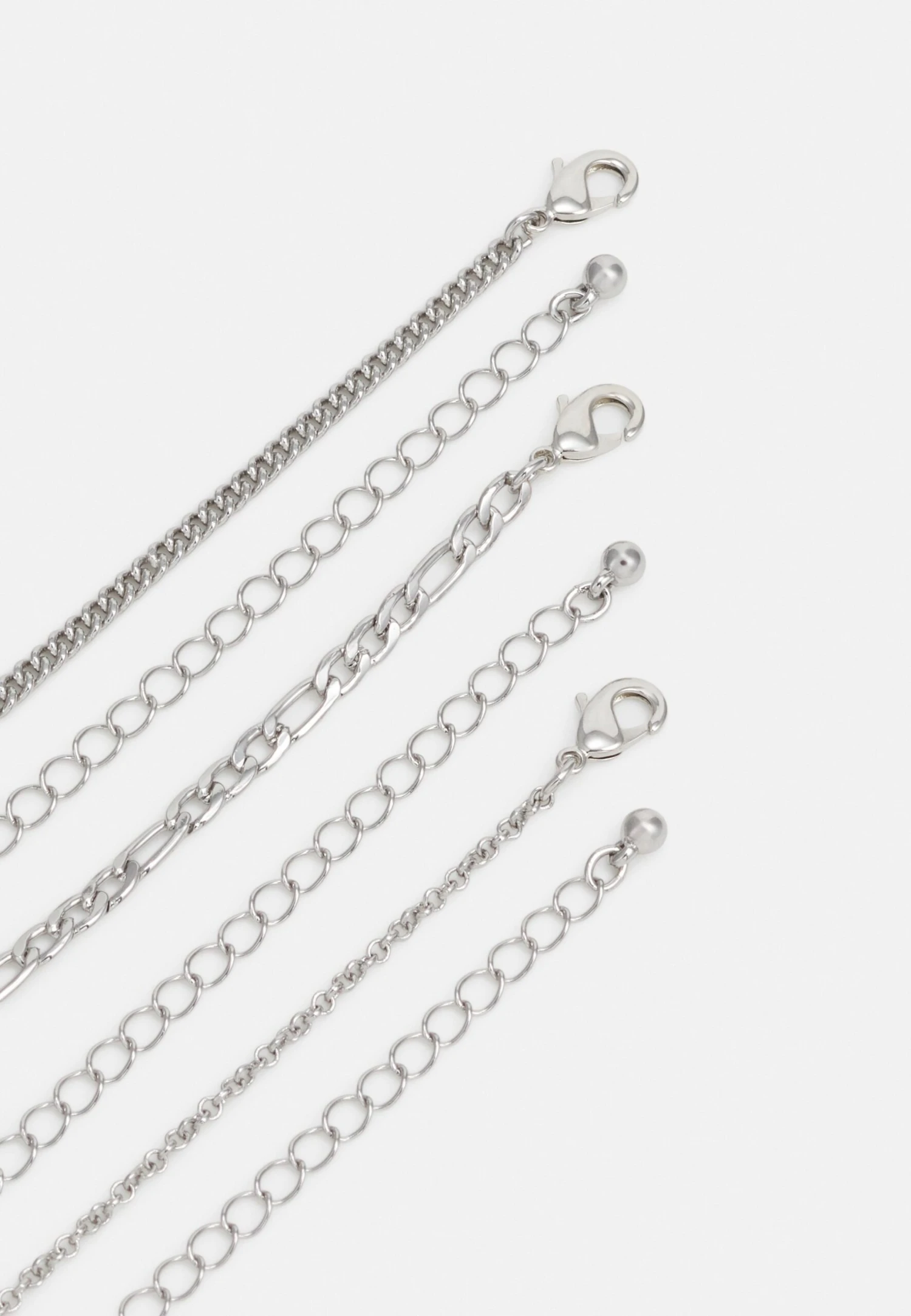 Pier OneUNISEX 3 PACK - Halsband - Silver-coloured 4 Pier OneUNISEX 3 PACK - Halsband - Silver-coloured - Bild 2