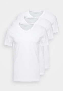 Pier One3 PACK - T-shirt - Bas - White -Macys Butik f303a530b2ca4ce1b1fd875519edd597