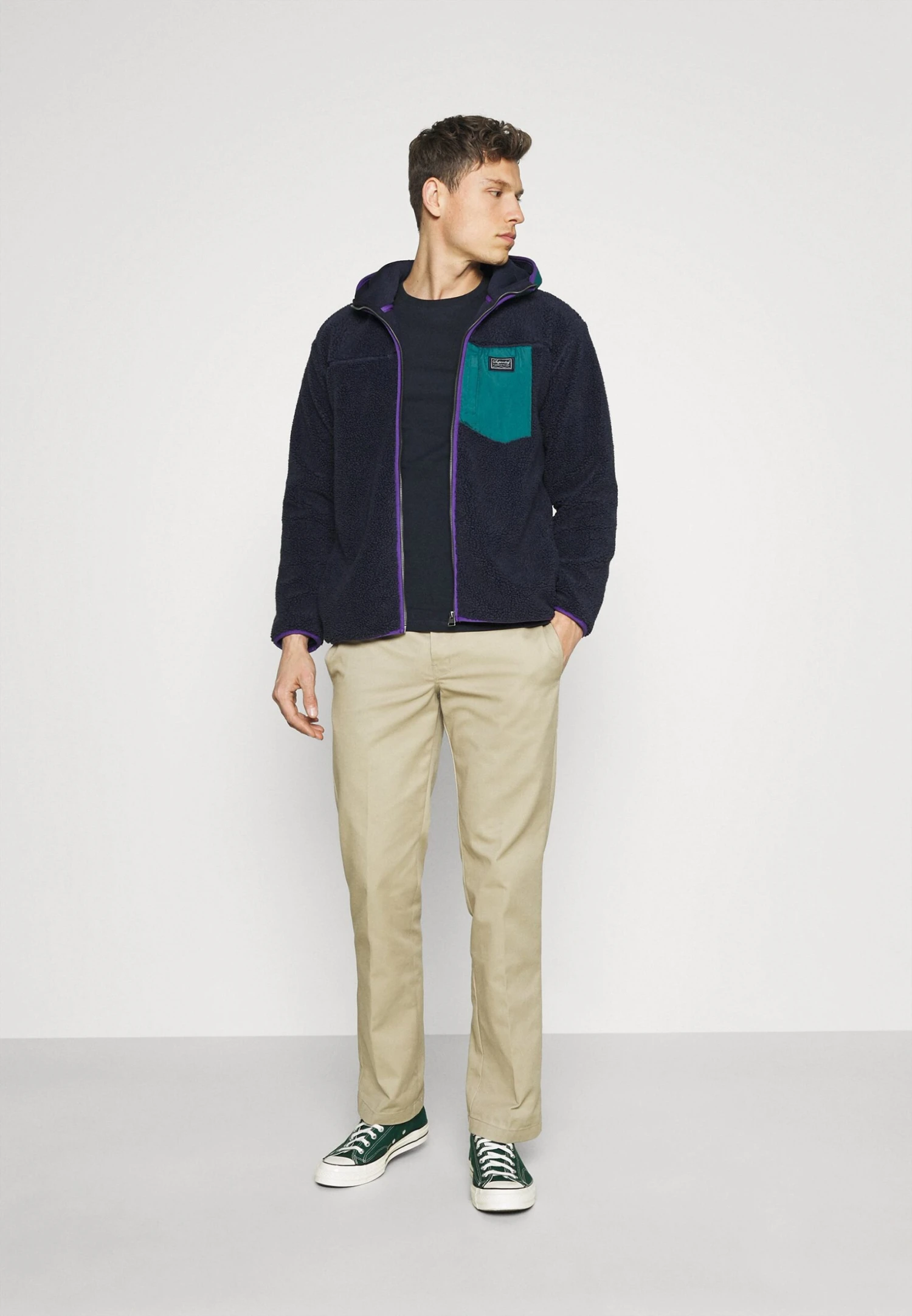 Pier One2 PACK - Långärmad Tröja - Dark Blue/mottled Grey 3 Pier One2 PACK - Långärmad Tröja - Dark Blue/mottled Grey