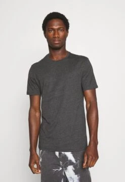 Pier One3 PACK - T-shirt - Bas - Black/mottled Dark Grey/bordeaux -Macys Butik fbb1fa11fda54722bafd9df33f46d342