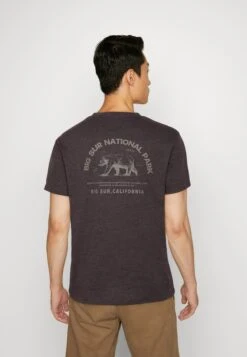 Pier OneT-shirt Med Print - Brown -Macys Butik fc44d18d039941f098fa6cce497f5a9b